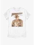 Indiana Jones and the Raiders of the Lost Ark Archaeologist Portrait Womens T-Shirt, WHITE, hi-res