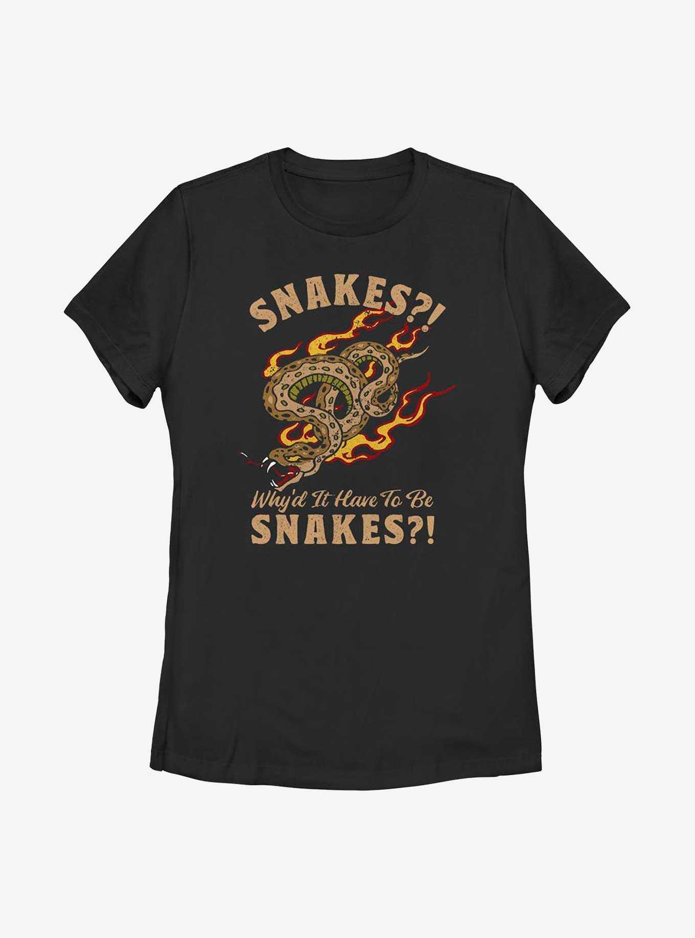 Indiana Jones Why'd It Have To Be Snakes Womens T-Shirt, , hi-res
