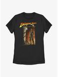 Indiana Jones and the Temple of Doom Poster Womens T-Shirt, BLACK, hi-res