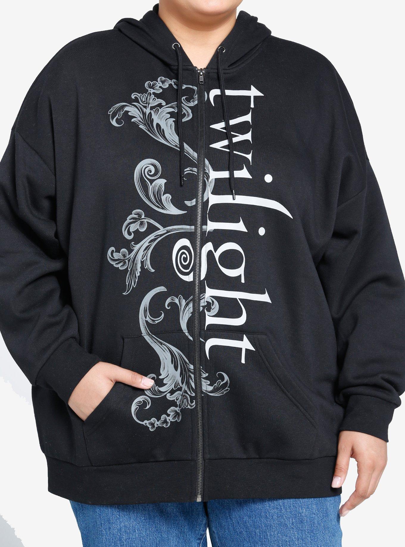 Twilight Logo Edward & Bella Hoodie Plus Size, , hi-res