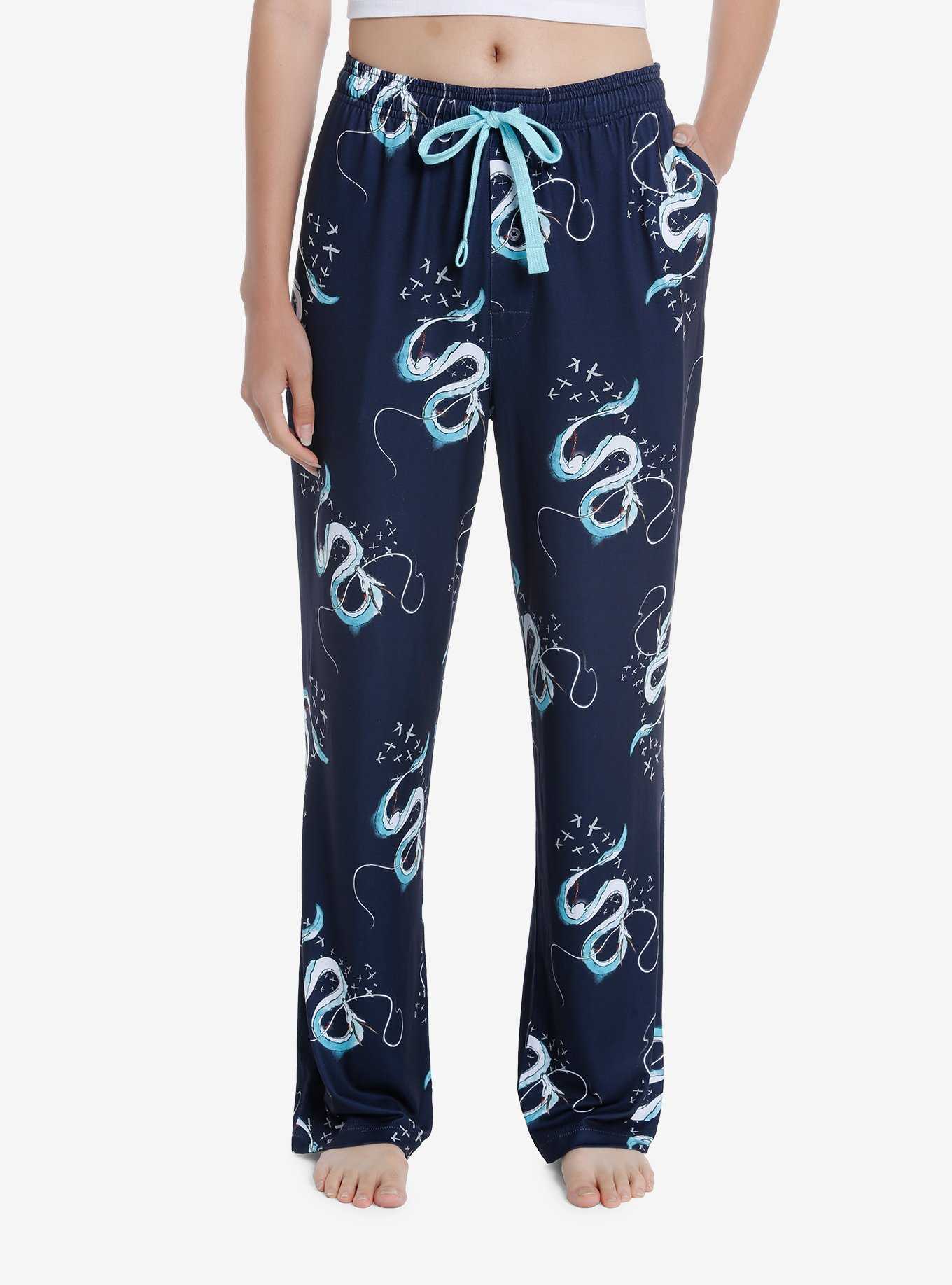 Studio Ghibli Spirited Away Haku Dragon Pajama Pants, , hi-res