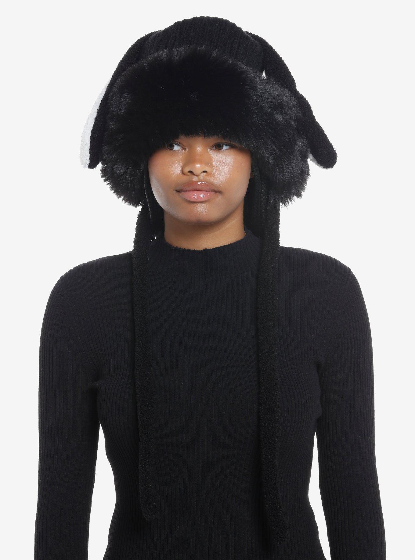 Bonnet homme hot spot design beanie hsd with fur - noir