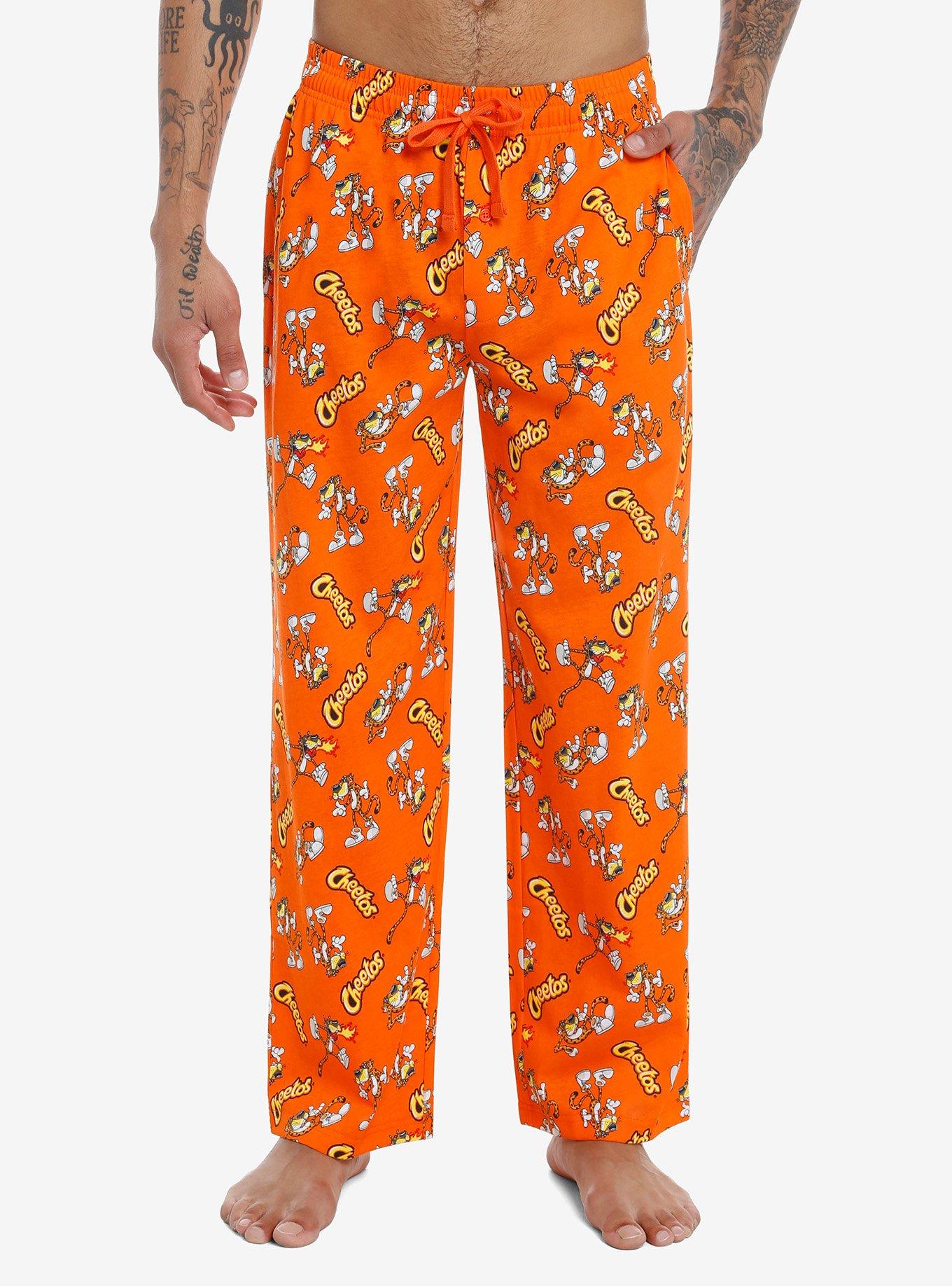 Mens Cheetos Pajama Pants Sleep Lounge Womens S M L XL XXL Chester