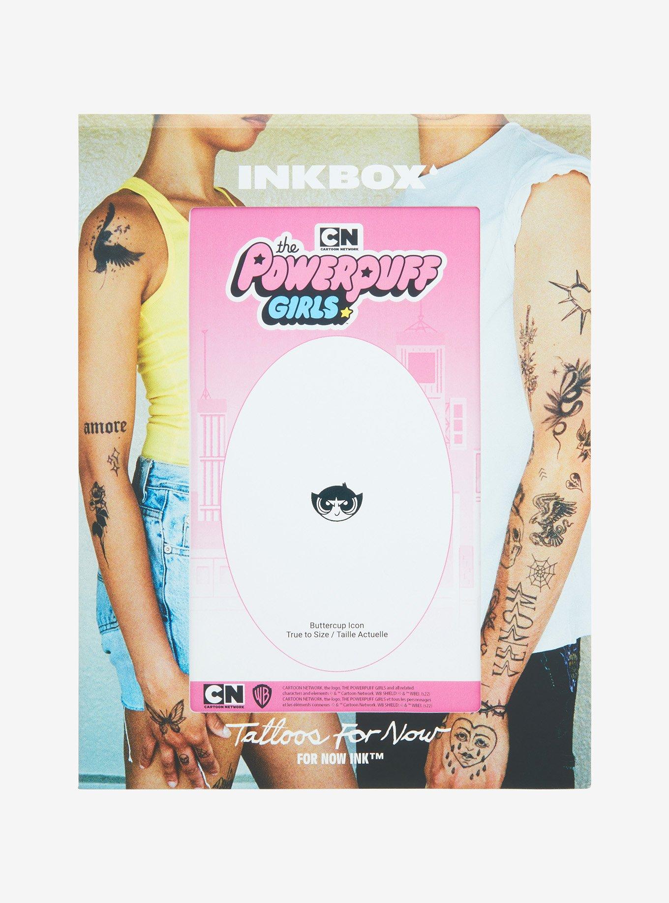 Inkbox The Powerpuff Girls Buttercup Portrait Temporary Tattoo BoxLunch