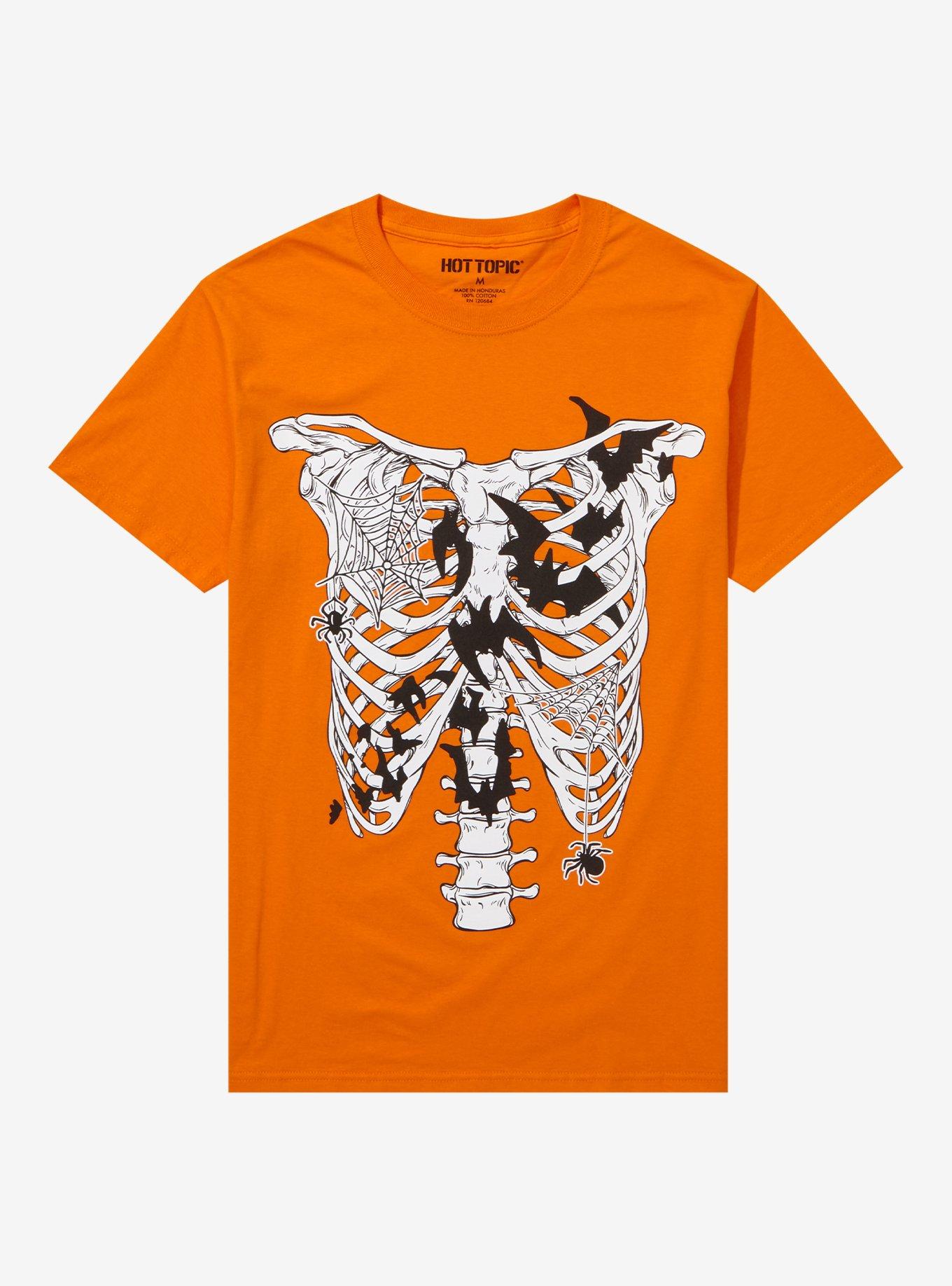 Bat Rib Cage Boyfriend Fit Girls T-Shirt, MULTI, hi-res