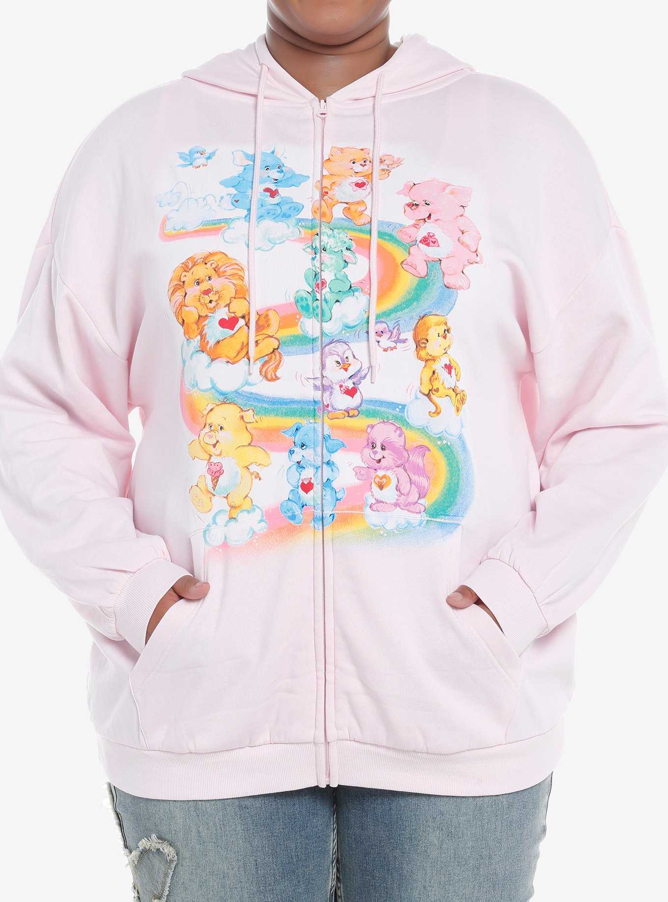 Care Bears Cousins Jumbo Graphic Pastel Girls Hoodie Plus Size, , hi-res