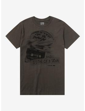 System Of A Down Cassette Tape Boyfriend Fit Girls T-Shirt, , hi-res