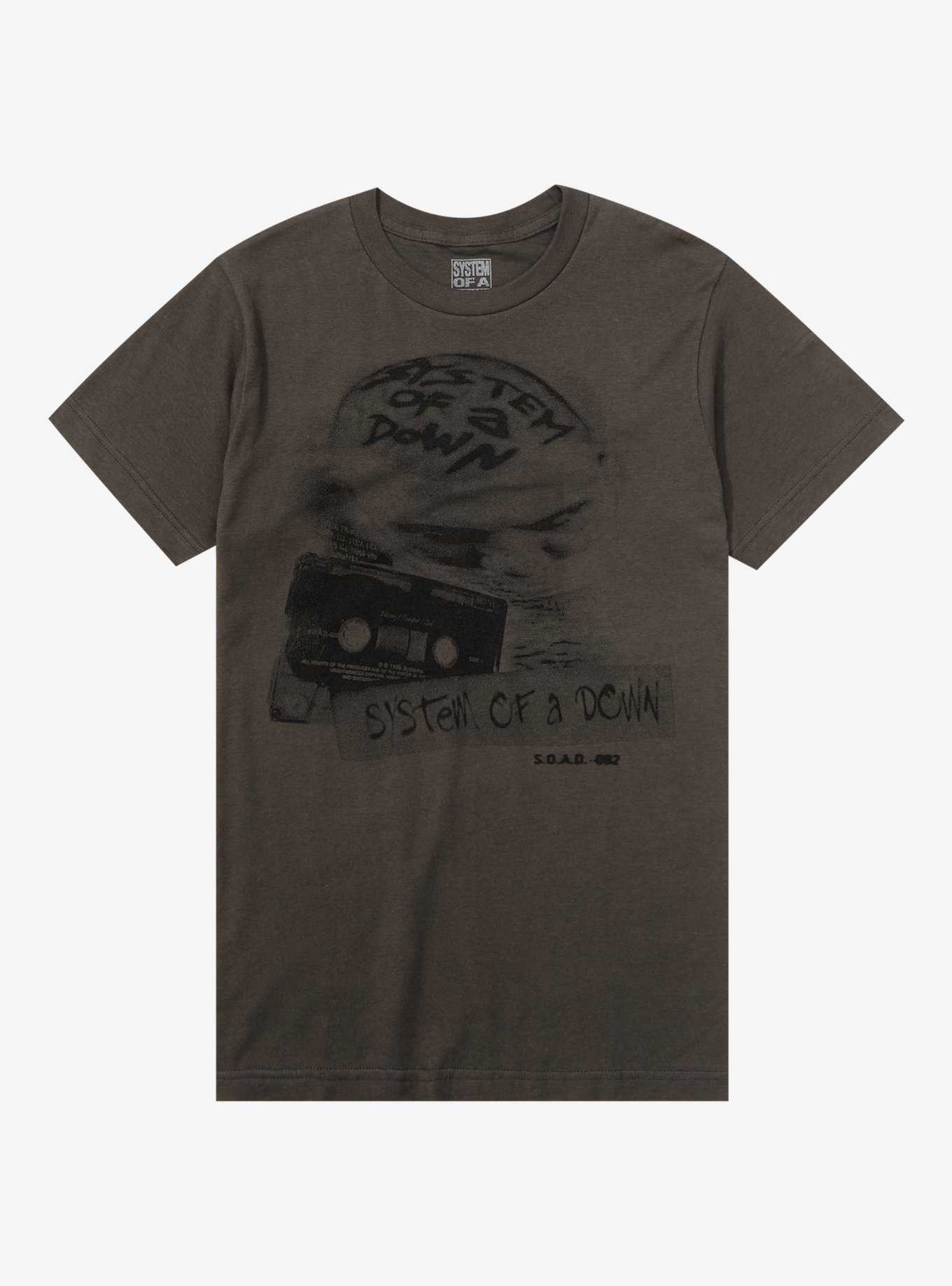 System Of A Down Cassette Tape Boyfriend Fit Girls T-Shirt, , hi-res