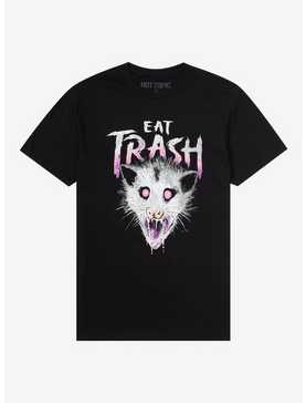 Eat Trash Possum Boyfriend Fit Girls T-Shirt, , hi-res