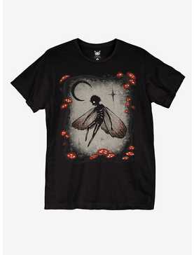 Mushroom Skeleton Fairy Boyfriend Fit Girls T-Shirt By Guild Of Calamity, , hi-res