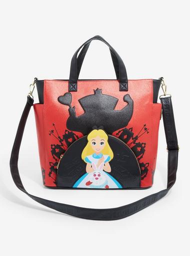 Loungefly アリス・イン・ワンダーランド トートバッグ Loungefly Disney Alice in Wonderland Queen of Hearts