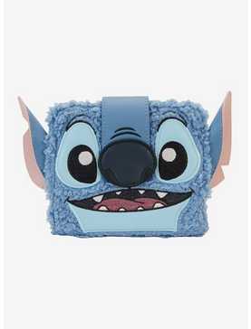 Loungefly Disney Lilo & Stitch Sherpa Figural Wallet, , hi-res
