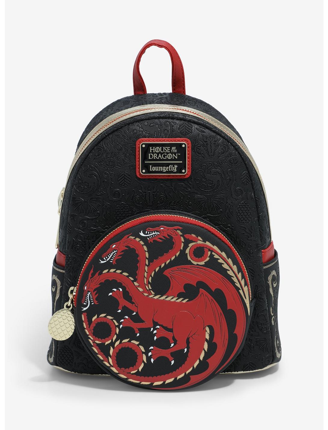 Loungefly House of the Dragon Targaryen Sigil Mini Backpack, , hi-res