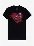 The Nightmare Before Christmas Jack & Sally Eternal Love Heart Girls T-Shirt, MULTI, hi-res