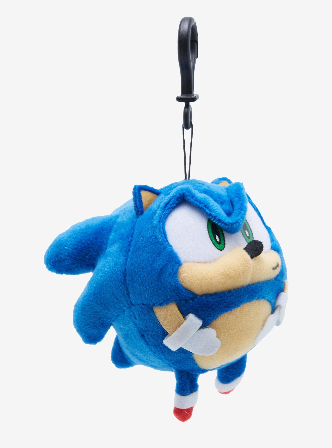 Sonic The Hedgehog Round Plush Key Chain, , hi-res