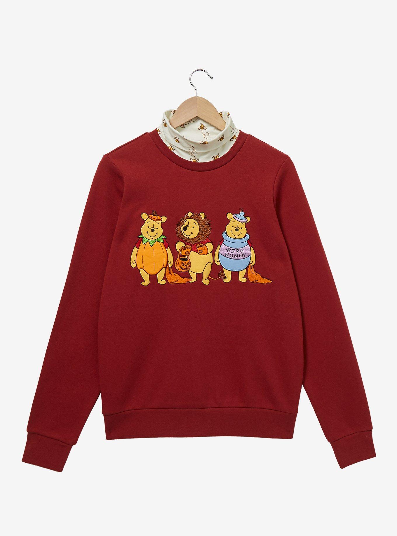 Red winnie store the pooh sweater