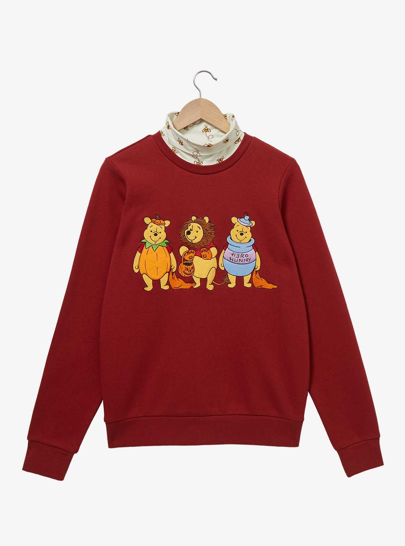 Disney Winnie the Pooh Halloween Costume Line Up Turtleneck Crewneck - BoxLunch Exclusive, , hi-res