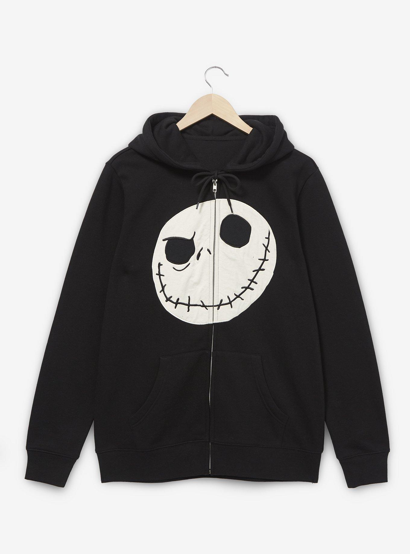 Talla L: Sudadera DISNEY UNISEX PULLOVER HOODIE: THE NIGHT BEFORE CHRISTMAS  MOONLIGHT (BACK PRINT) - Gothic-Zone
