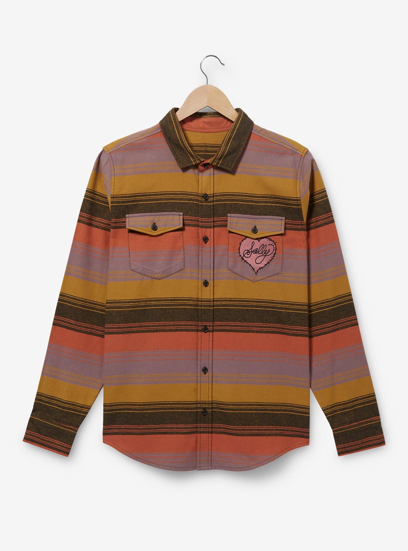 Disney The Nightmare Before Christmas Striped Sally Flannel - BoxLunch Exclusive, , hi-res