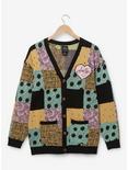 Her Universe Disney The Nightmare Before Christmas Sally Women's Patchwork Cardigan - BoxLunch Exclusive, MULTI, hi-res