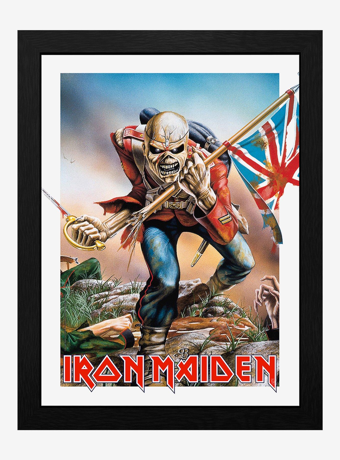 Iron Maiden Eddie the Trooper Framed Poster | Hot Topic