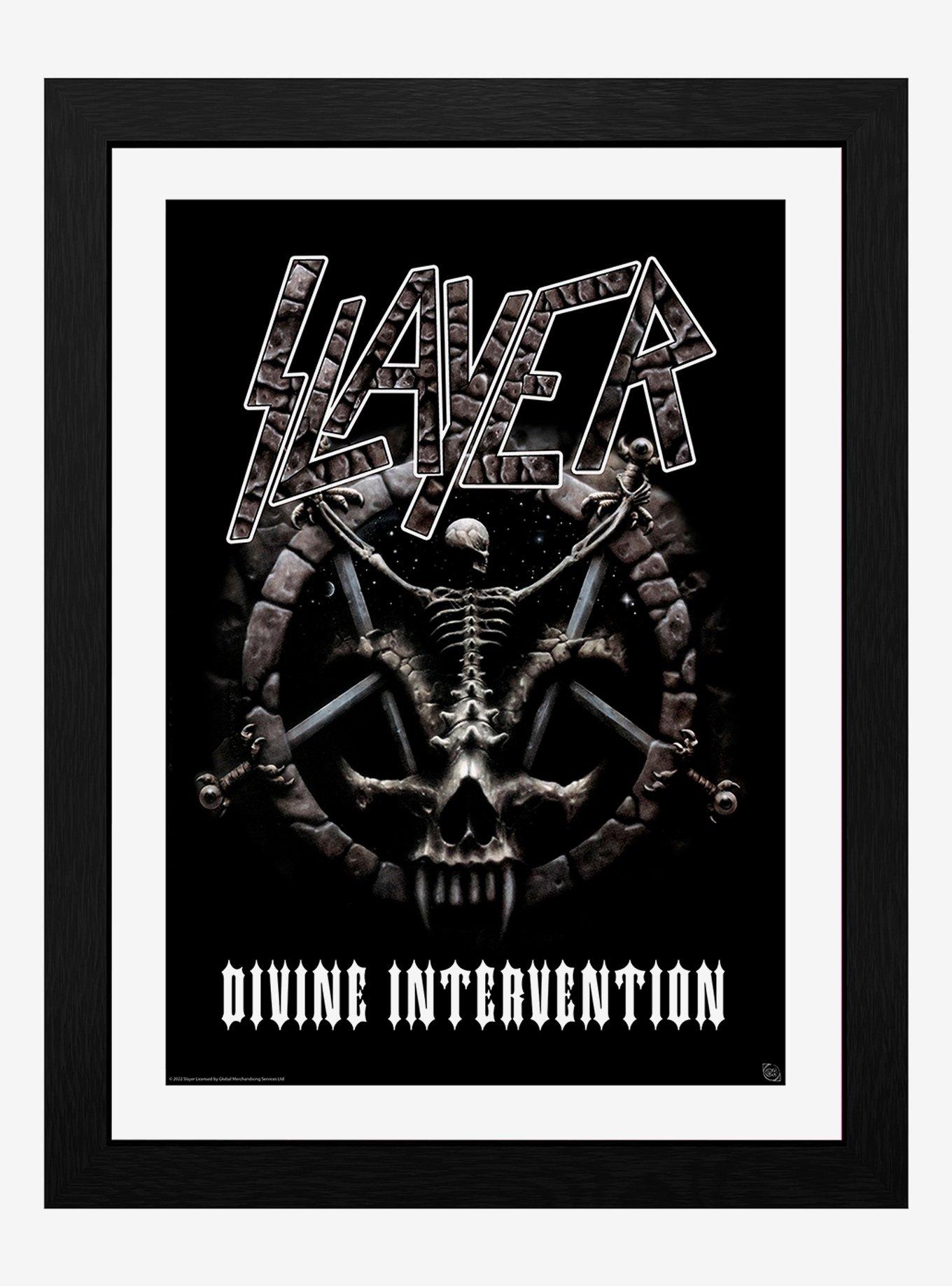 Slayer Divine Intervention Framed Poster Hot Topic 7201