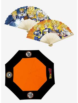 Dragon Ball Z Umbrella and Fan Bundle, , hi-res