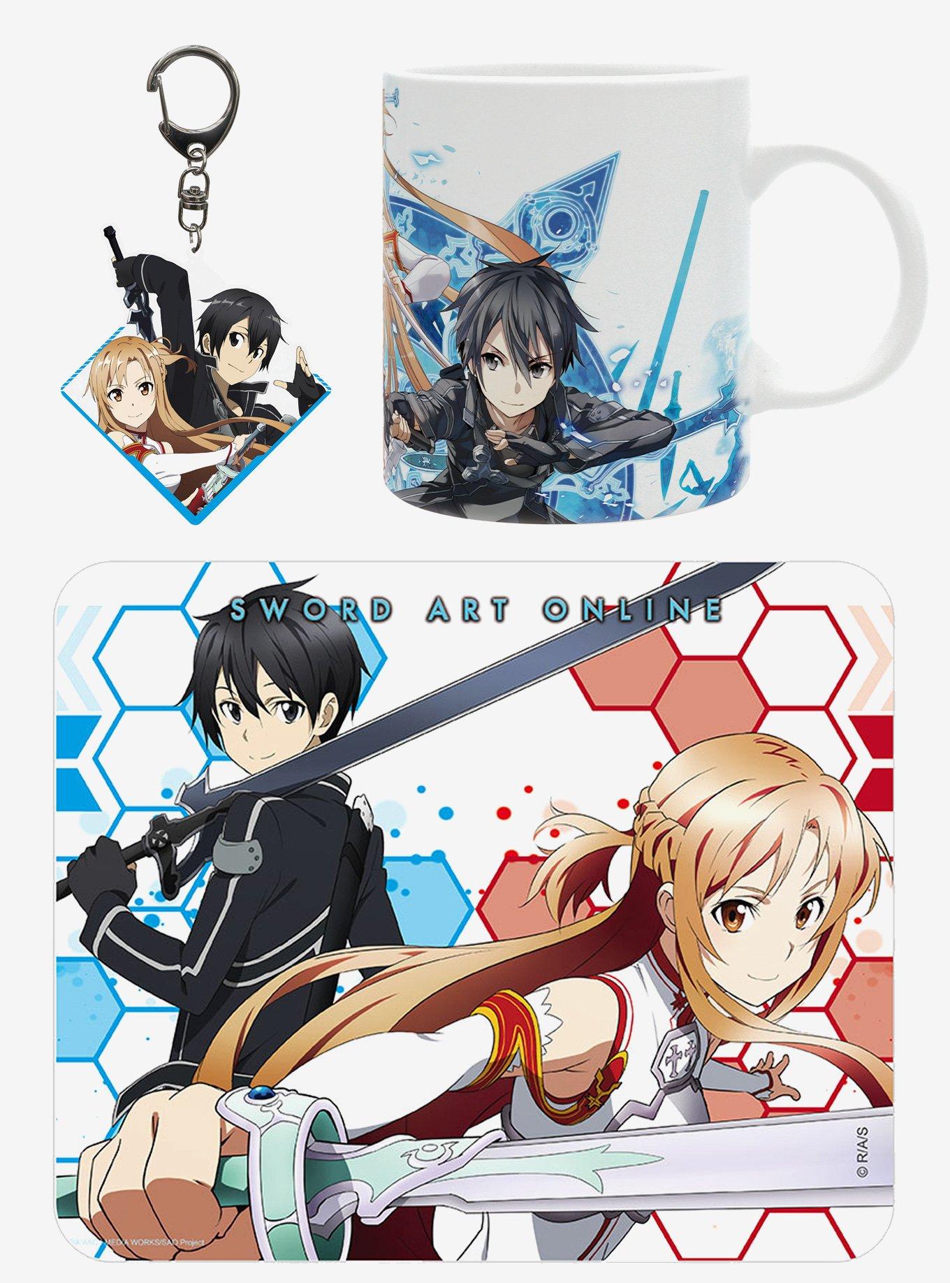 Sword Art Online Mousepad, Mug, and Keychain Bundle, , hi-res