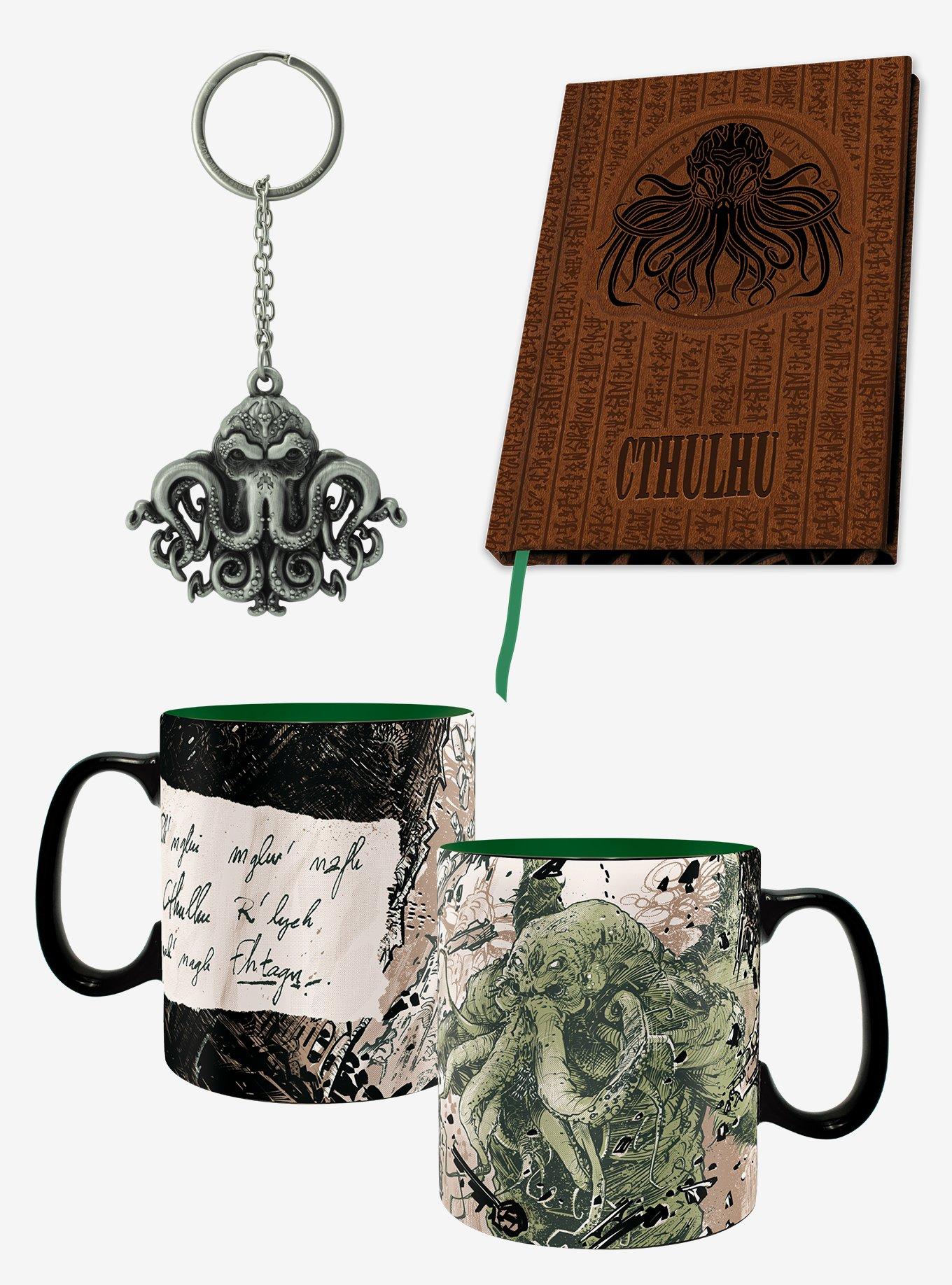 Cthulhu Mug, Notebook, and Keychain Set, , hi-res