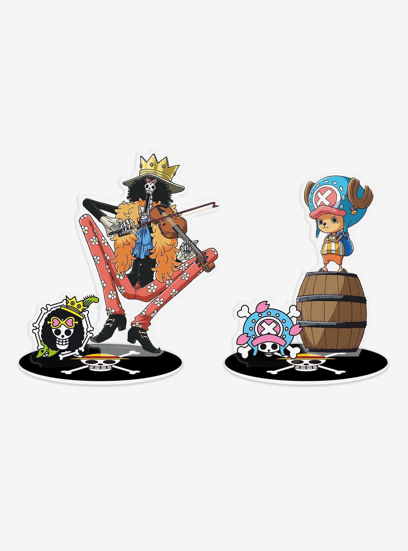 One Piece Brook and Chopper Acryl Figure Set, , hi-res