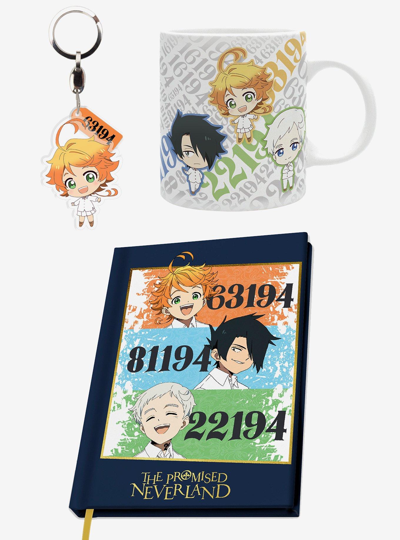 The Promised Neverland Notebook, Mug, and Keychain Bundle, , hi-res
