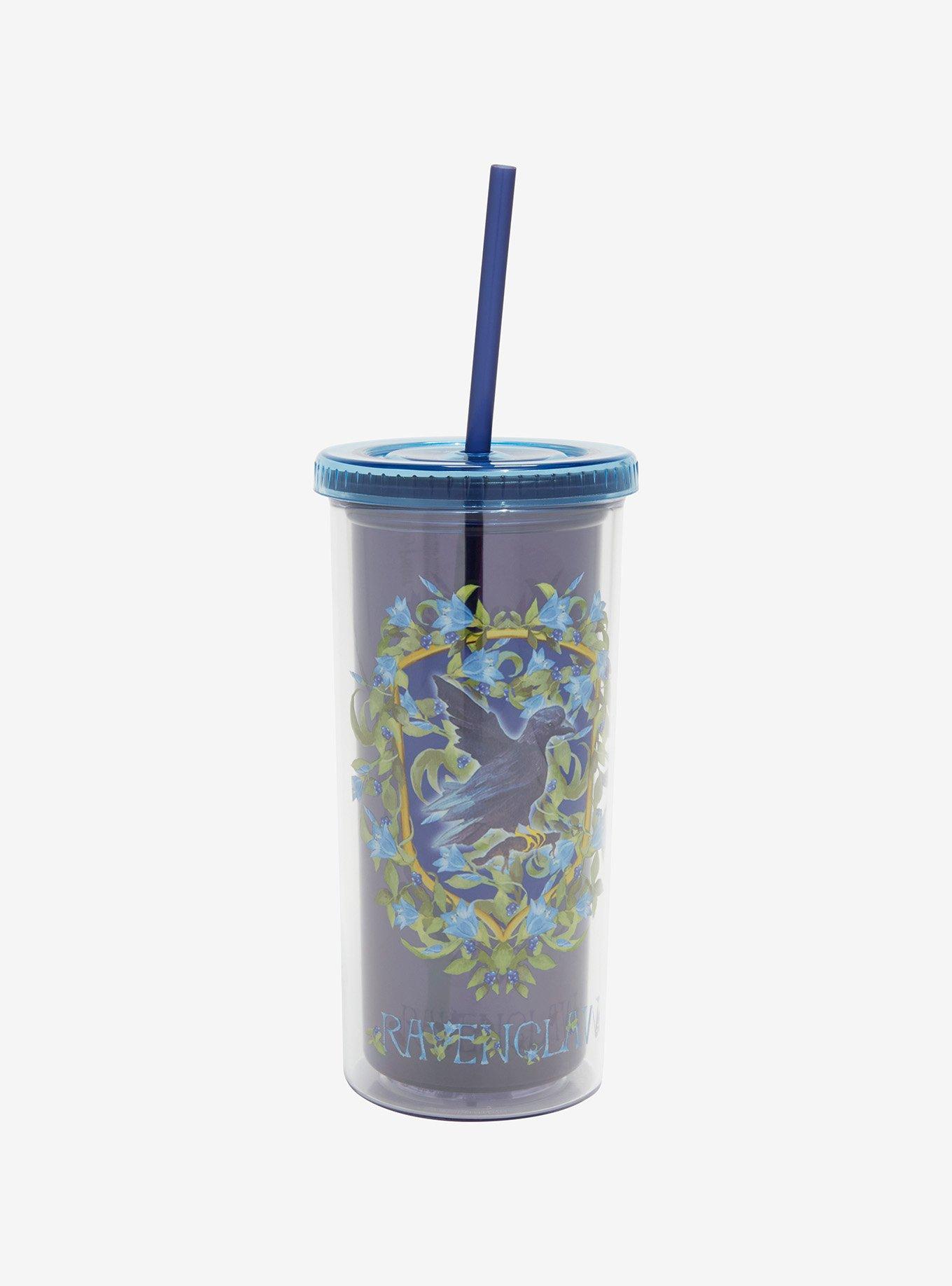 Harry Potter Hogwarts Crest Carnival Cup With Lid And Straw Holds 20 Ounces