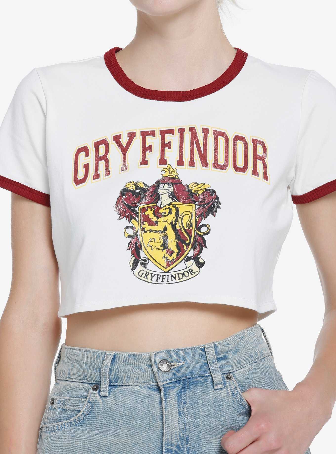 Harry Potter Gryffindor Vintage Ringer Girls Baby T-Shirt, , hi-res