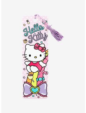 Sanrio Hello Kitty Bow Rainbow Tassel Bookmark, , hi-res