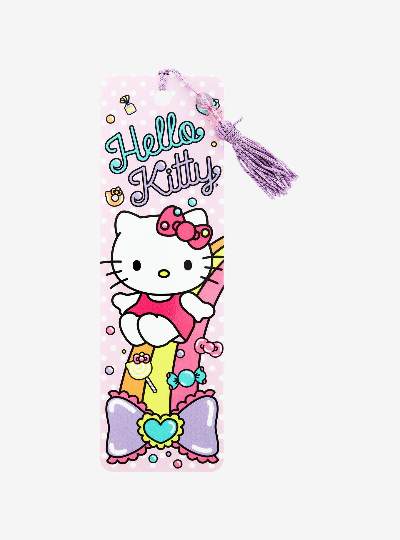 Sanrio Hello Kitty Bow Rainbow Tassel Bookmark, , hi-res