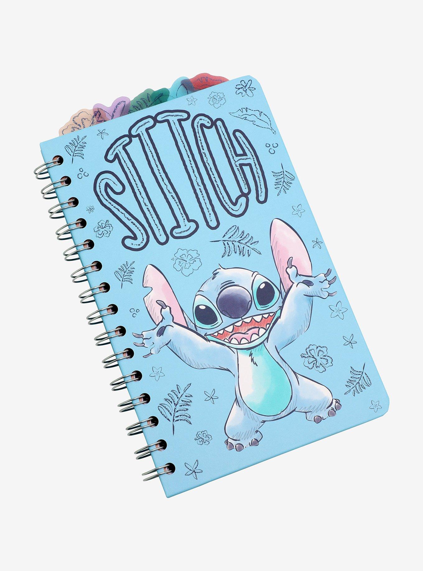 Disney Lilo & Stitch Floral Figural Tab Journal - BoxLunch Exclusive , , hi-res