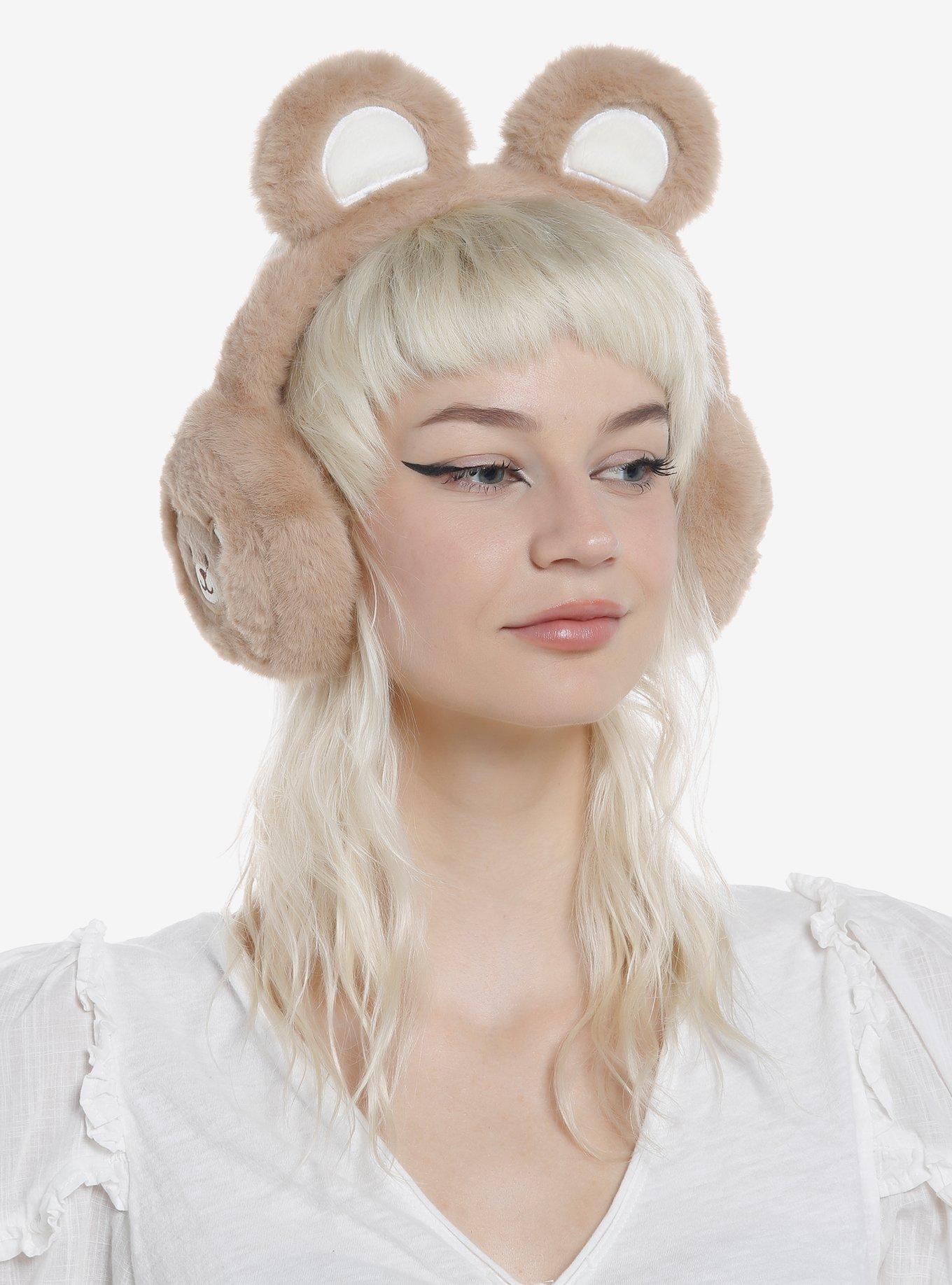 Teddy Bear Folding Earmuffs, , hi-res