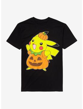 Pokemon Pikachu Pumpkin Boyfriend Fit Girls T-Shirt, , hi-res