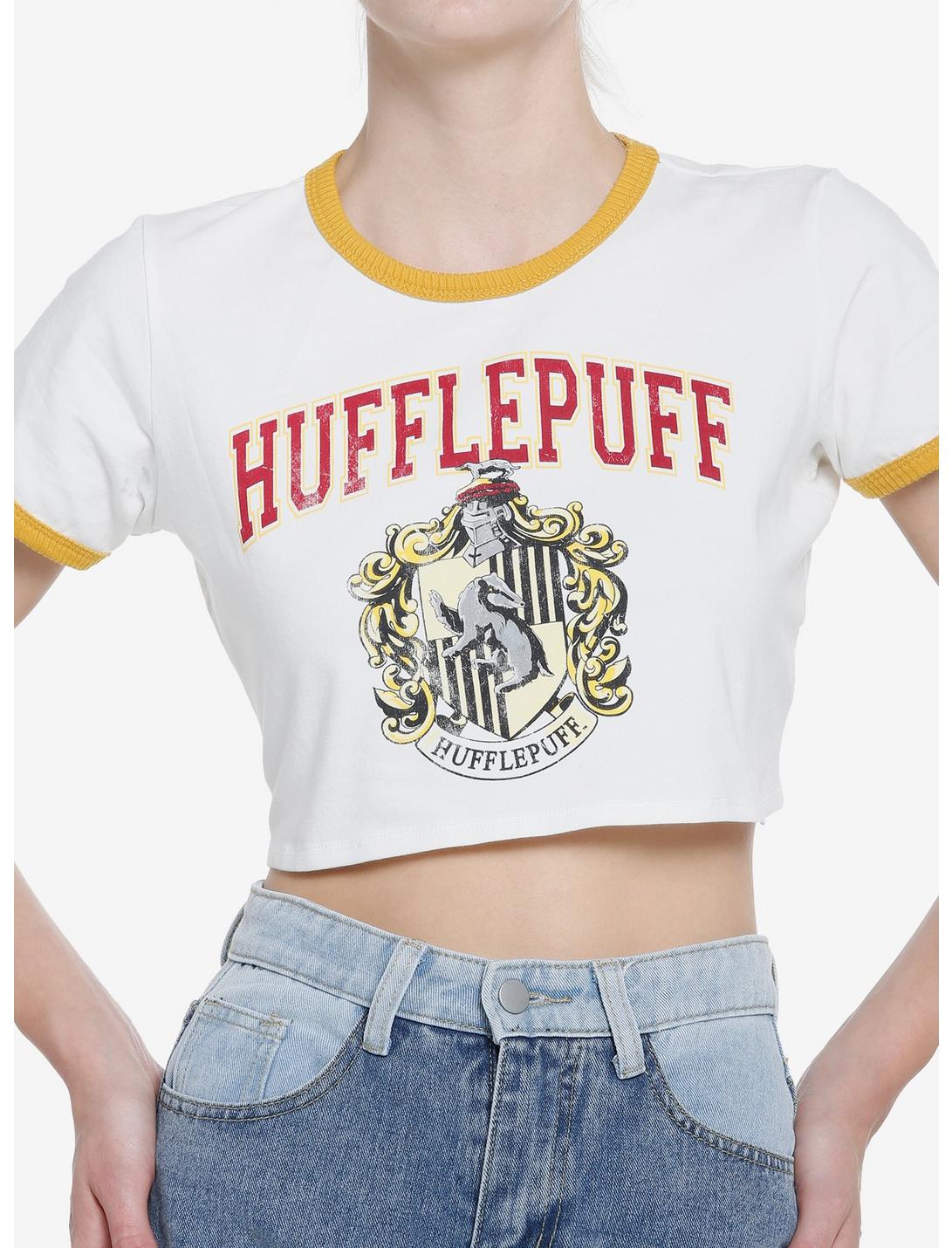 Harry Potter Hufflepuff Vintage Ringer Girls Baby T-Shirt, MULTI, hi-res