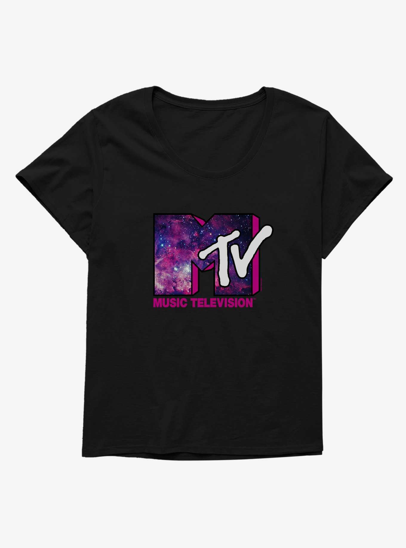 MTV Galaxy Logo Girls T-Shirt Plus Size, , hi-res