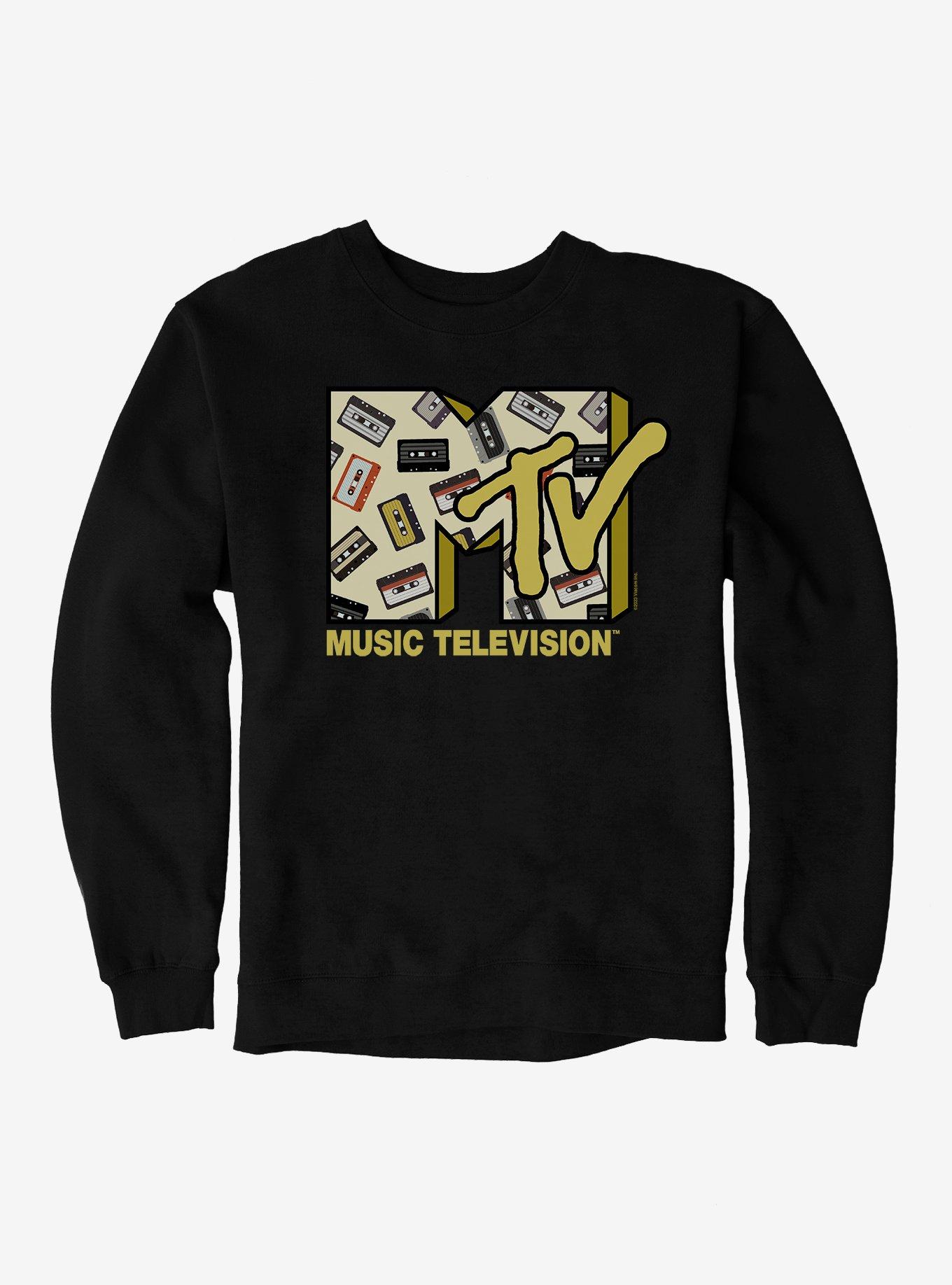 MTV Cassette Logo Sweatshirt, BLACK, hi-res