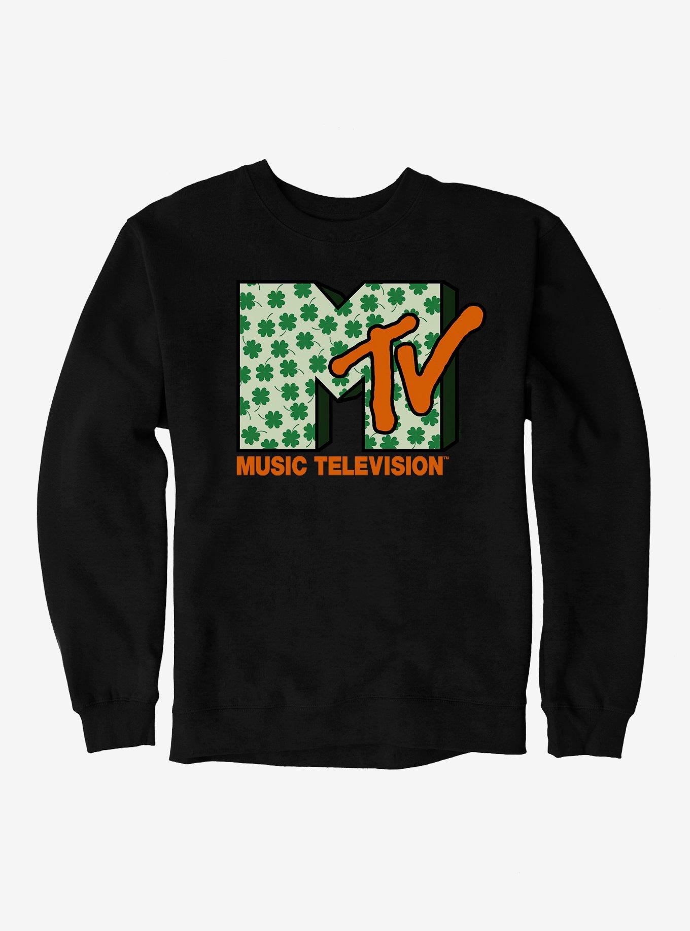 THRDLESS MTV Four Leaf Clover Logo Sweatshirt