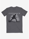Godsmack Silhouette Boyfriend Fit Girls T-Shirt, CHARCOAL  GREY, hi-res