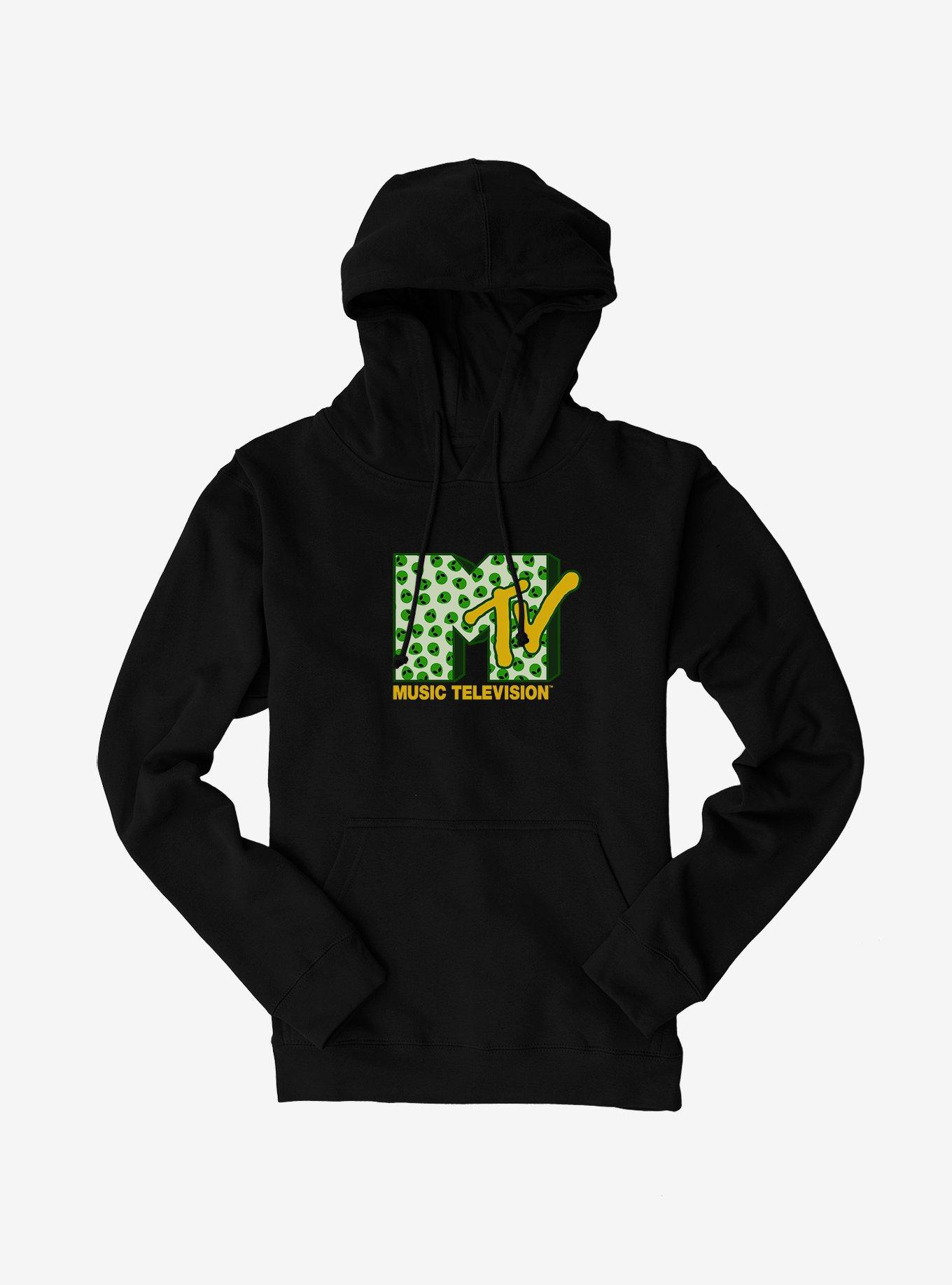 MTV Alien Logo Hoodie, BLACK, hi-res