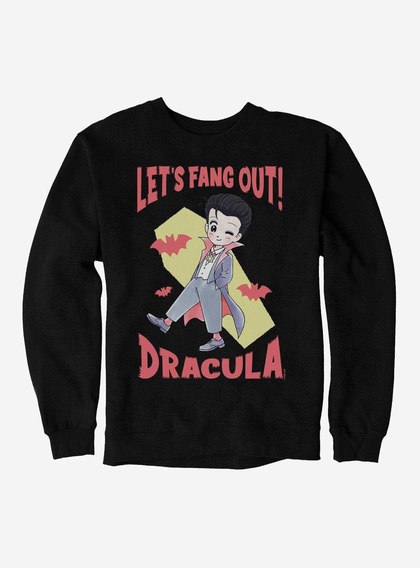 Universal Anime Monsters Fang Out Dracula Sweatshirt, , hi-res