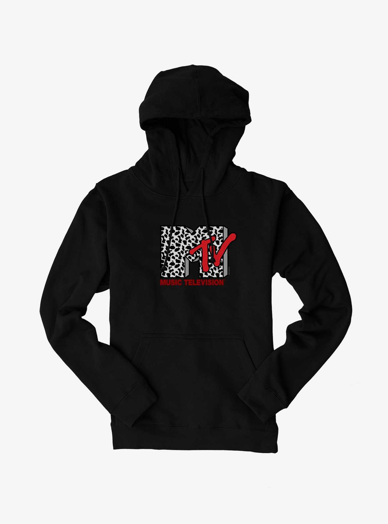 MTV Cow Print Logo Hoodie, , hi-res