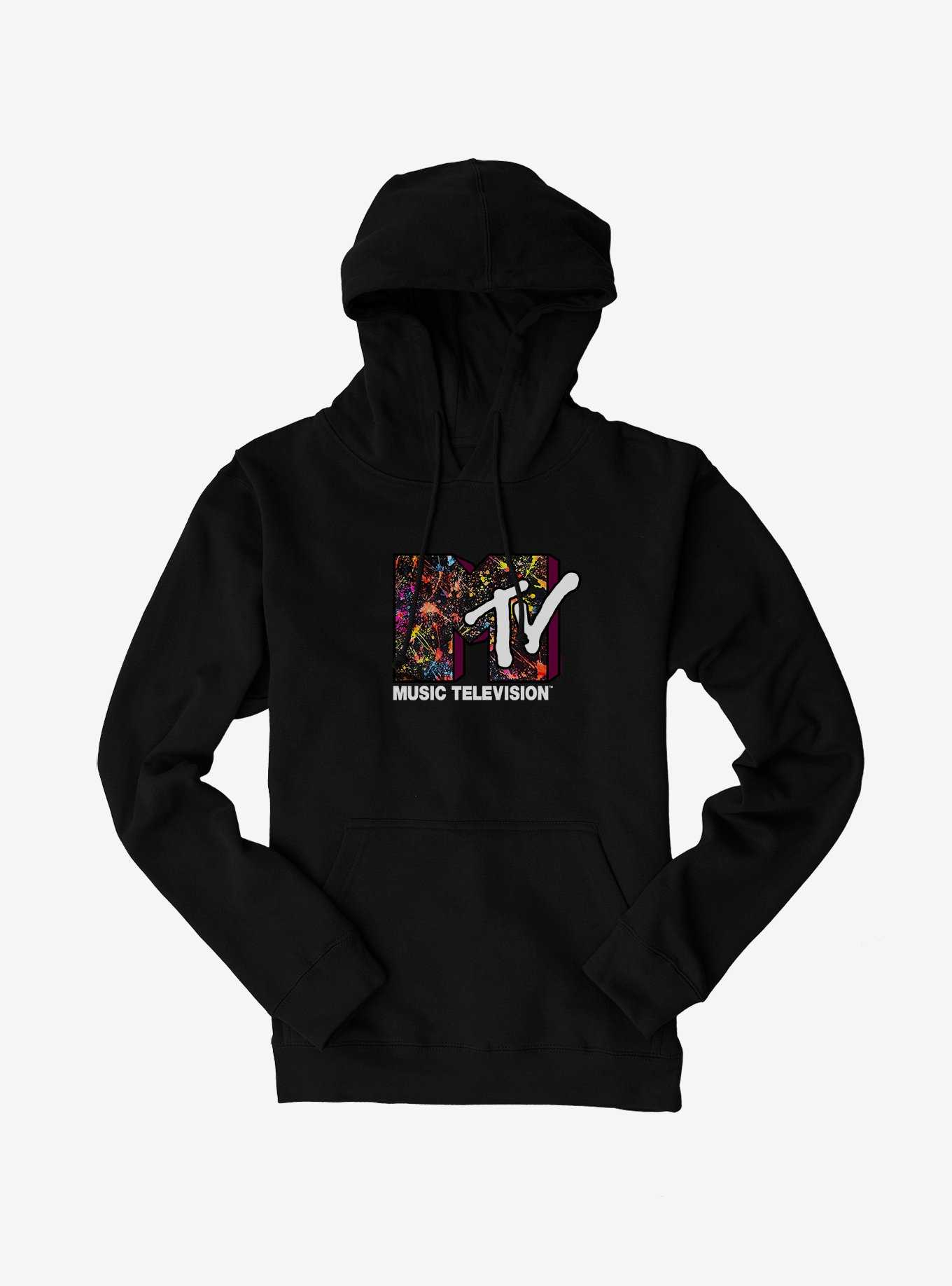 MTV Paint Splatter Logo Hoodie, , hi-res