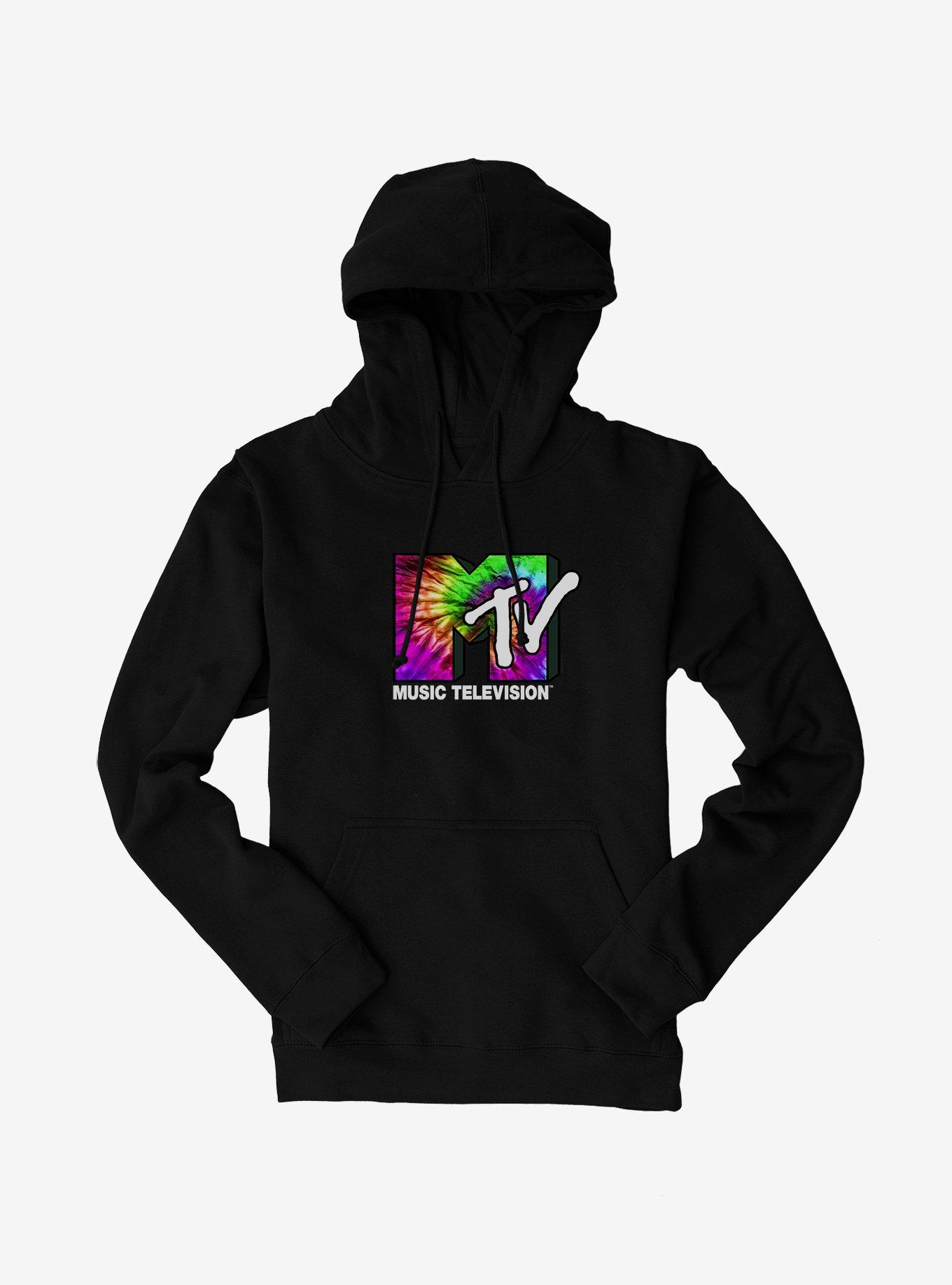 Mtv Music Television Tie Dye Womens' Pajama Loungewear Hooded