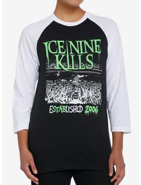 Ice Nine Kills Established 2006 Girls Raglan T-Shirt, , hi-res