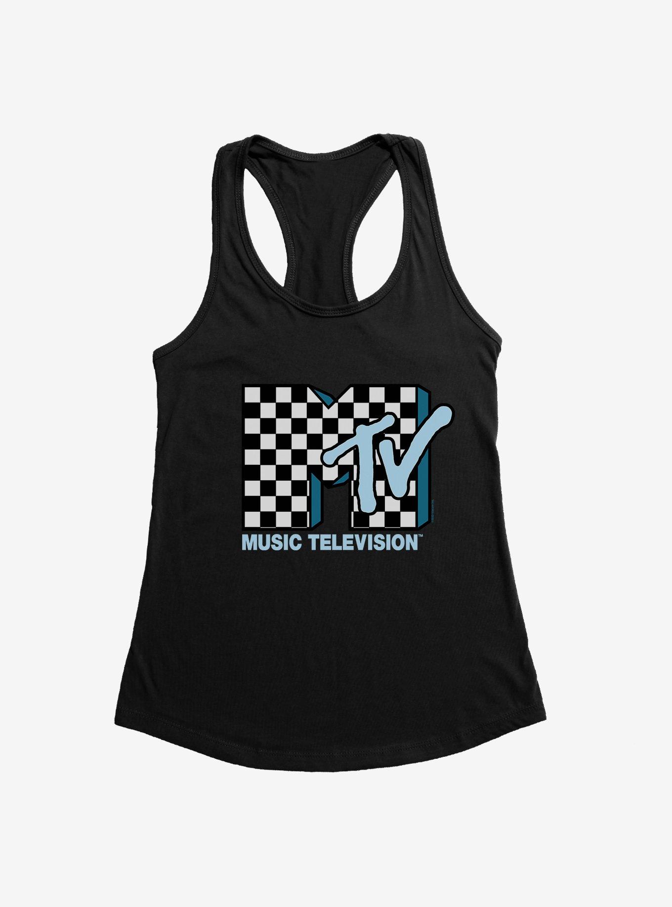 THRDLESS MTV Checkerboard Logo Girls Tank